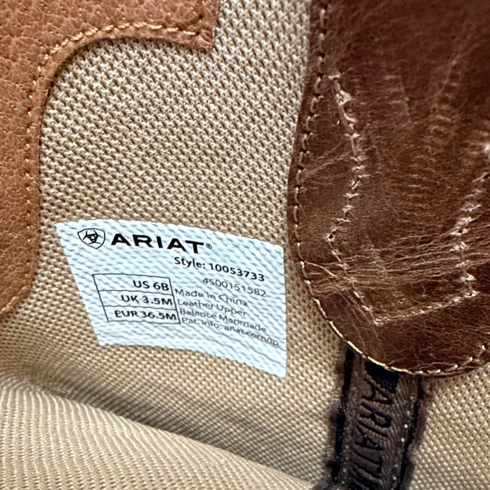 Ariat Brown Heeled Boots - Picture 4 of 5